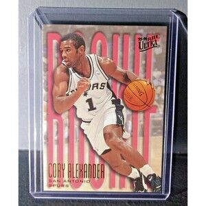 1995-96 Cory Alexander #263 Fleer Ultra Rookie Basketball Card